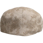 Dolce & Gabbana Beige Floral Linen Newsboy Hat