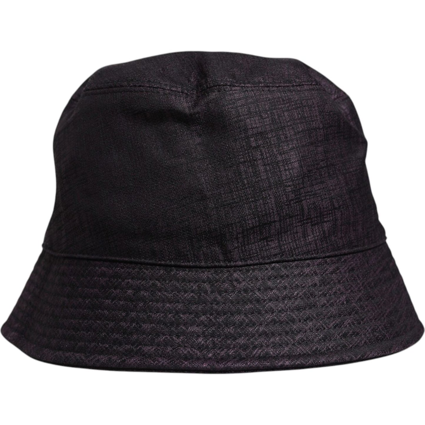 Dolce & Gabbana Black Wide Brim Nylon Bucket Hat