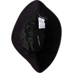Dolce & Gabbana Black Wide Brim Nylon Bucket Hat