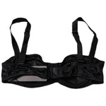 Dolce & Gabbana Black Silk Stretch Balconette Brassiere Underwear