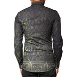 Dolce & Gabbana Black Royal Pet Portrait GOLD Dress Shirt