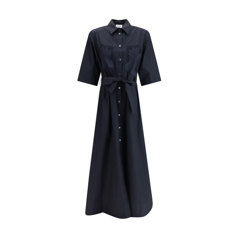 P.A.R.O.S.H. Long chemisier Dress P.A.R.O.S.H. Dark Slate Gray