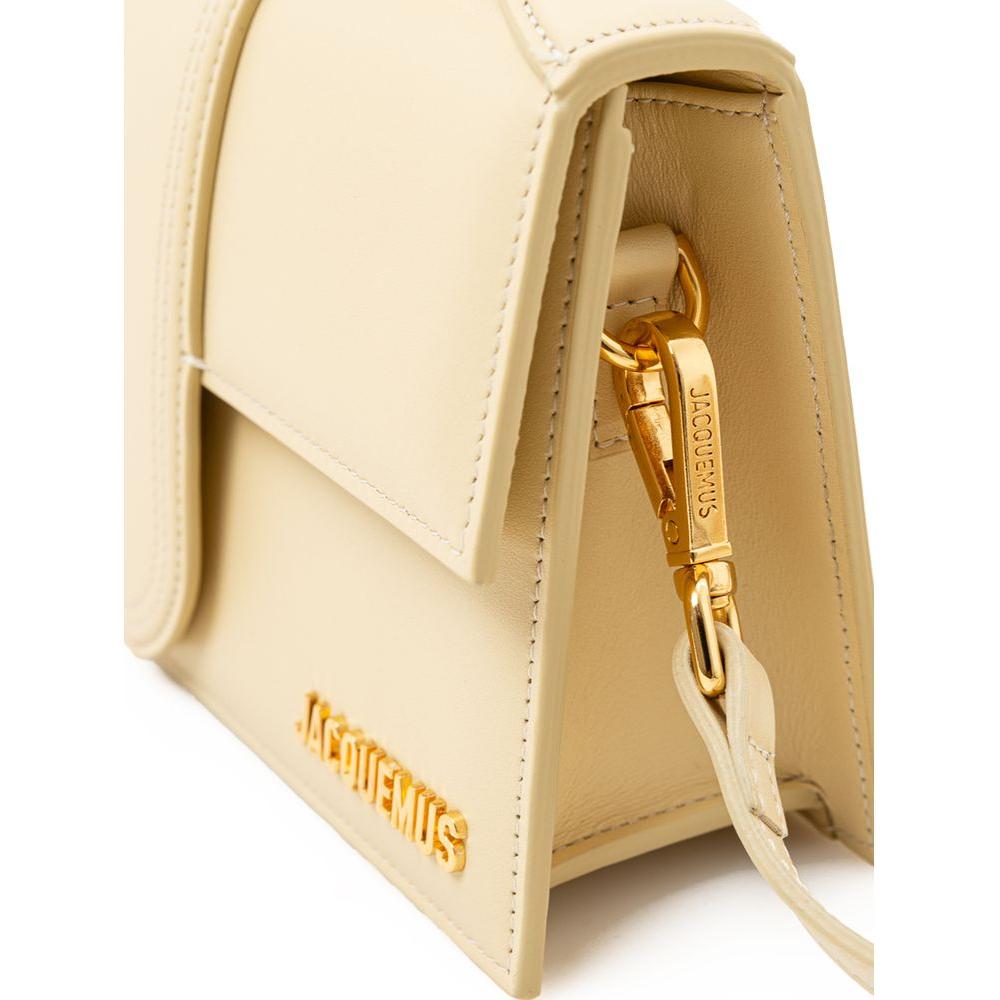 Jacquemus Yellow Leather Shoulder Bag Jacquemus Bisque