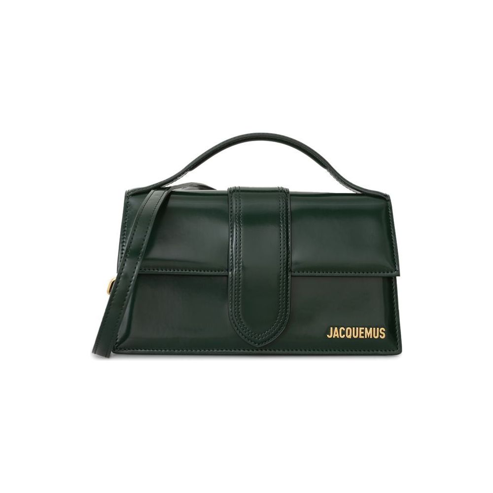 Jacquemus Green Leather Shoulder Bag Jacquemus Dark Slate Gray