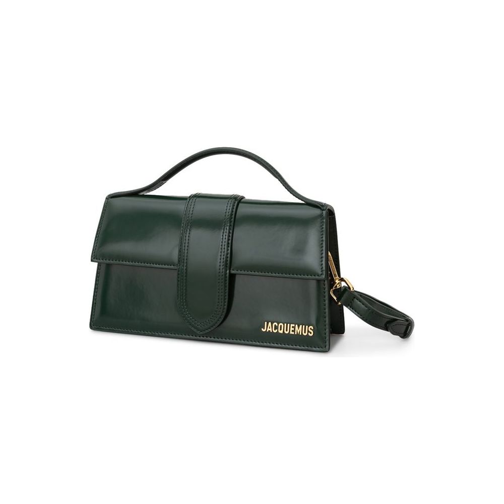 Jacquemus Green Leather Shoulder Bag Jacquemus Dark Slate Gray