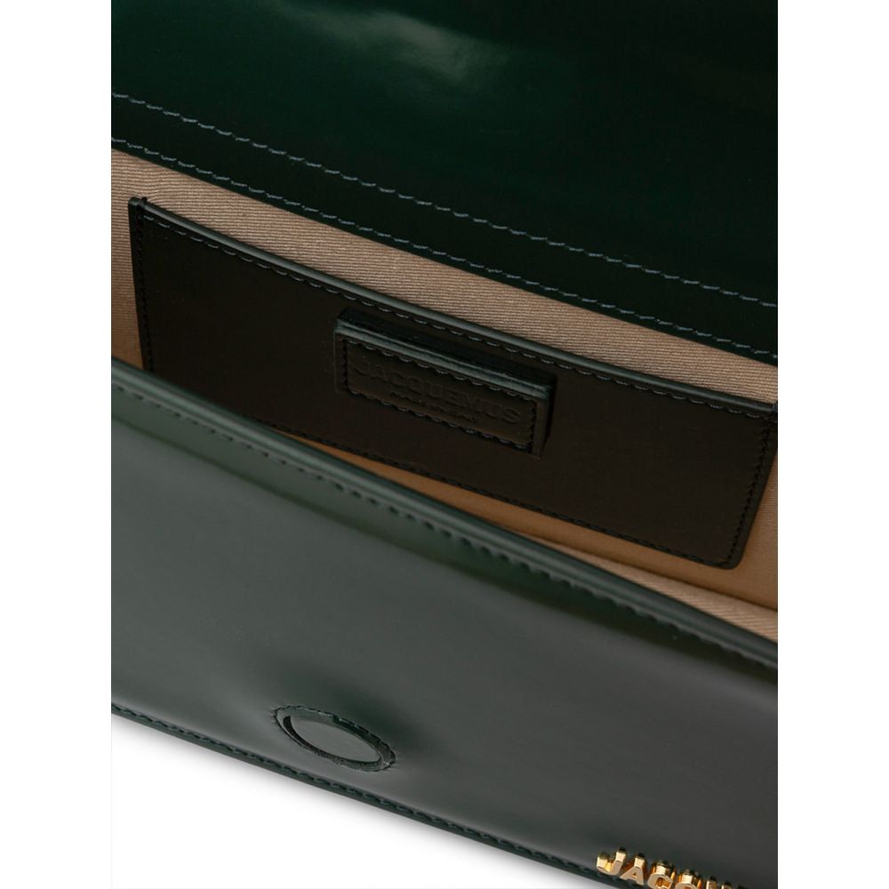 Jacquemus Green Leather Shoulder Bag Jacquemus Dark Slate Gray