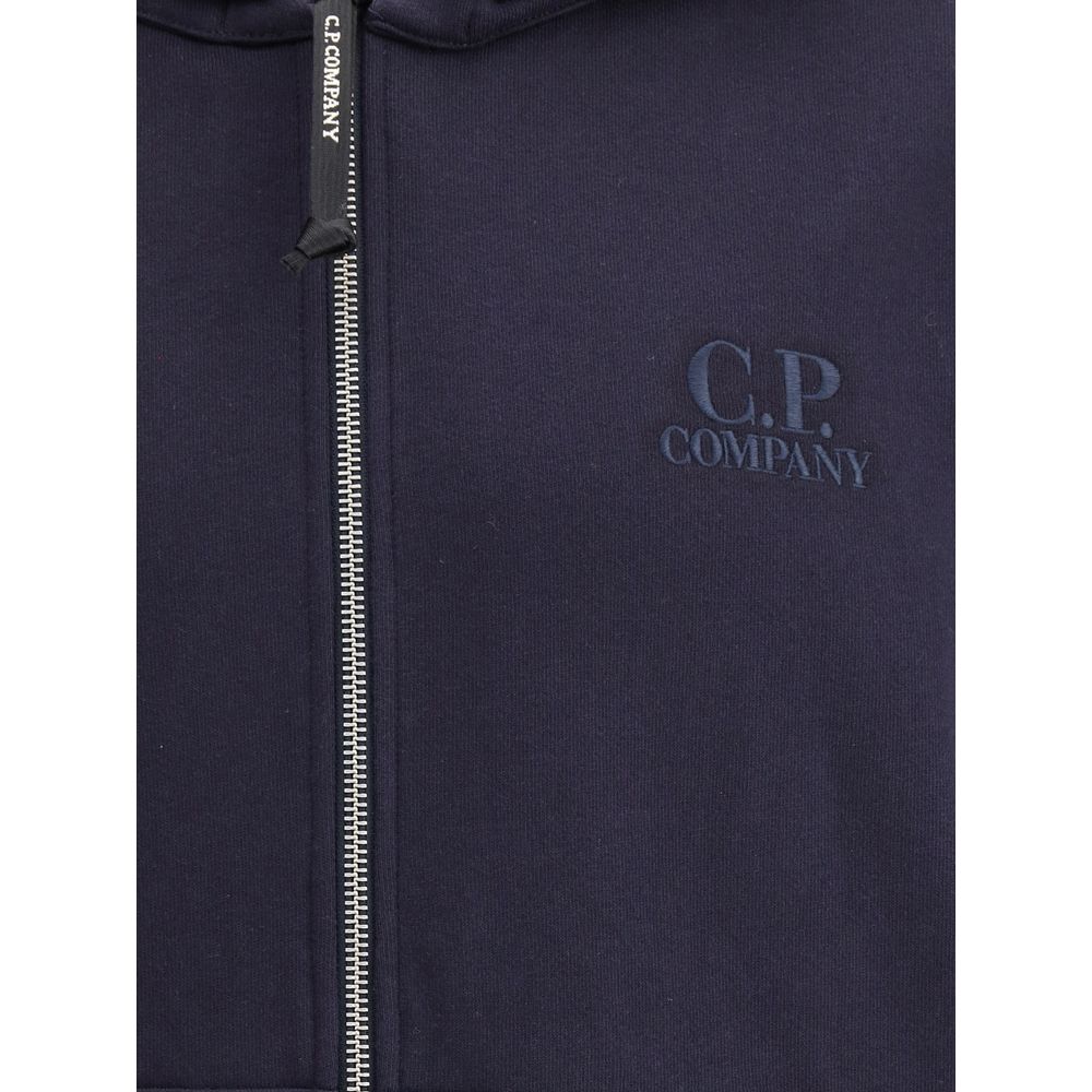 C.P. Company Hoodie with zipper C.P. Company Dark Slate Gray