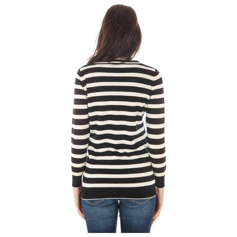 Fred Perry Black Wool Sweater Fred Perry Light Gray