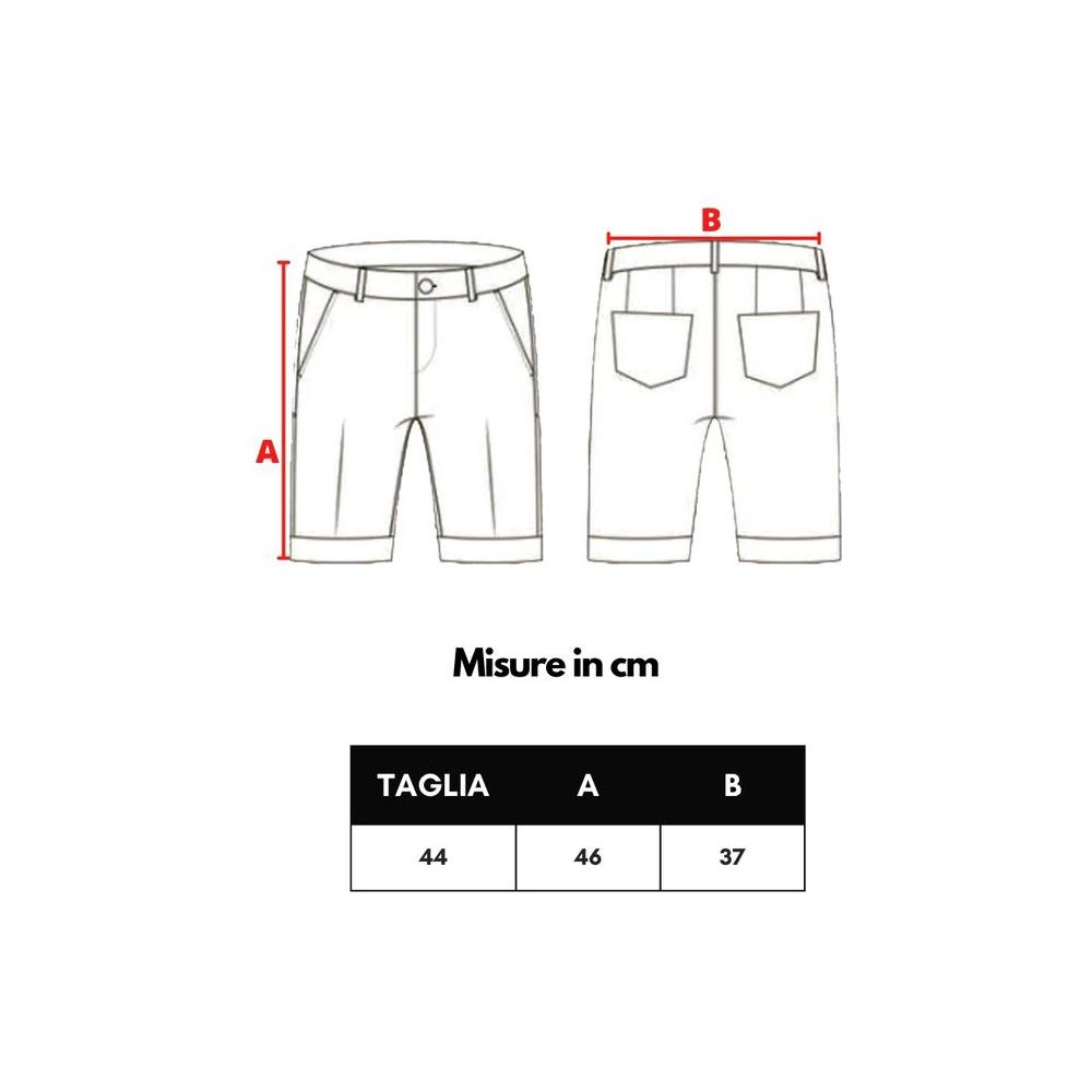 Dolce & Gabbana White Cotton Short Dolce & Gabbana Black