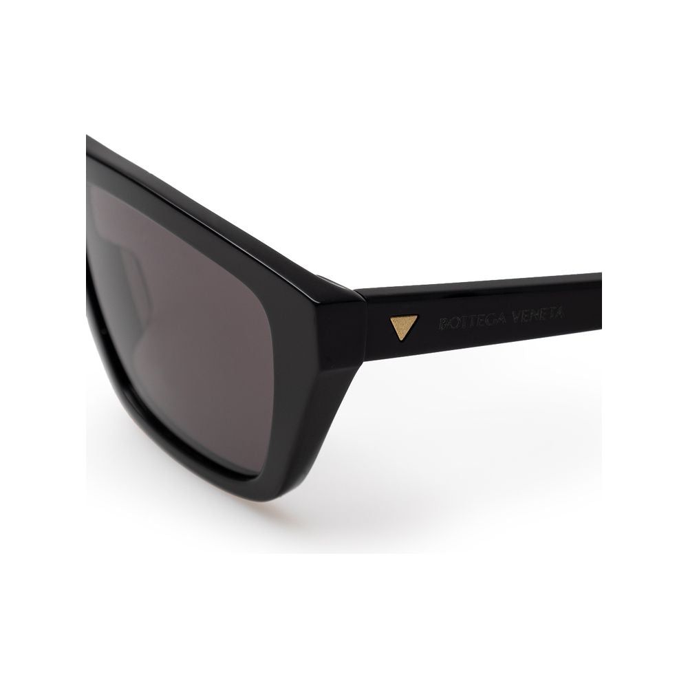 Bottega Veneta Black Acetate Sunglasses Bottega Veneta White Smoke