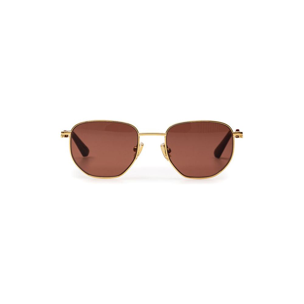 Bottega Veneta Gold Metal Sunglasses Bottega Veneta Sienna