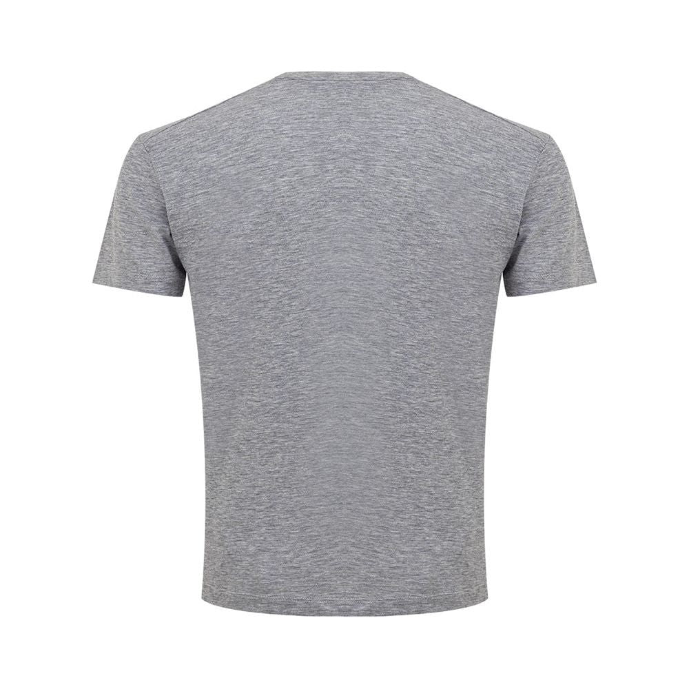 Dsquared² Sleek Gray Cotton Tee for Stylish Men Dsquared² Dark Gray