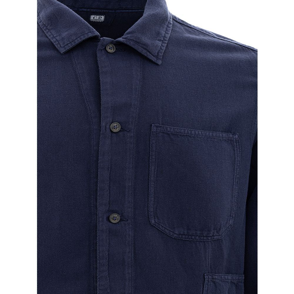 C.P. Company Blue Cotton Shirt C.P. Company Dark Slate Gray
