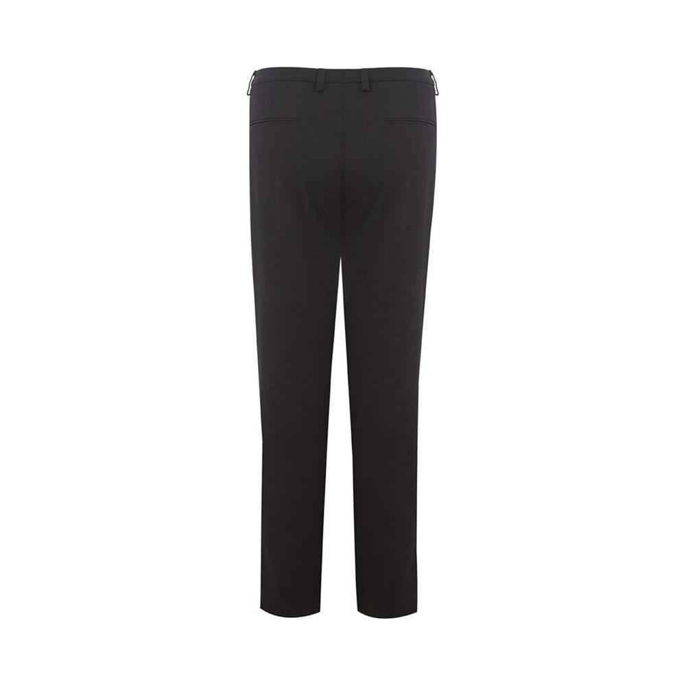 Lardini Italian Elegance Cotton Black Trousers Lardini Dark Slate Gray