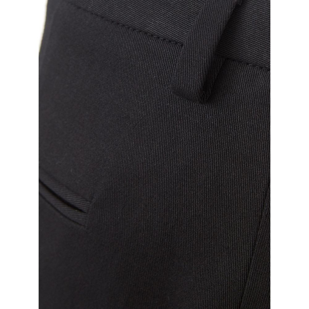 Lardini Italian Elegance Cotton Black Trousers Lardini Dark Slate Gray