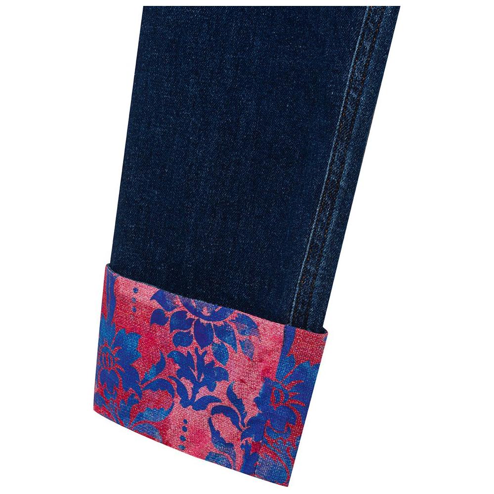 Versace Jeans Blue Cotton Jeans & Pant Versace Jeans Black
