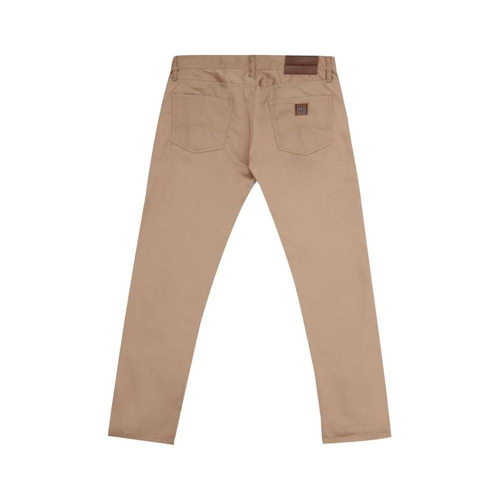 Armani Exchange Brown Cotton Jeans & Pant Armani Exchange Rosy Brown