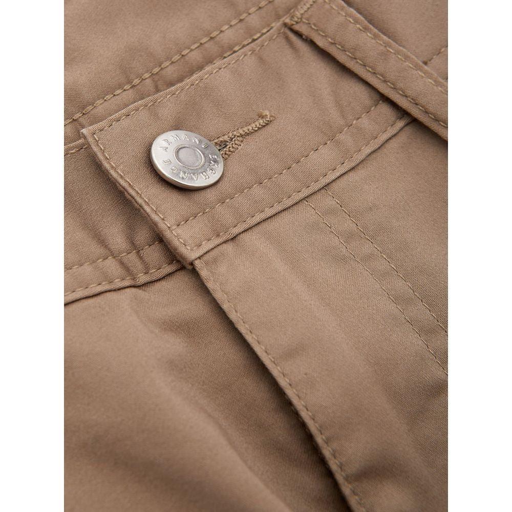 Armani Exchange Brown Cotton Jeans & Pant Armani Exchange Dim Gray