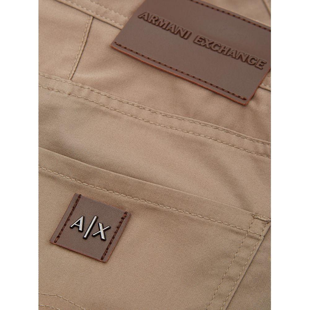 Armani Exchange Brown Cotton Jeans & Pant Armani Exchange Rosy Brown