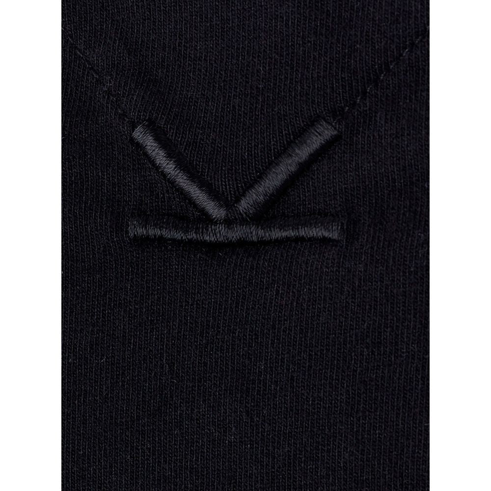 Kenzo Elegant Cotton Tee in Timeless Black Kenzo Black