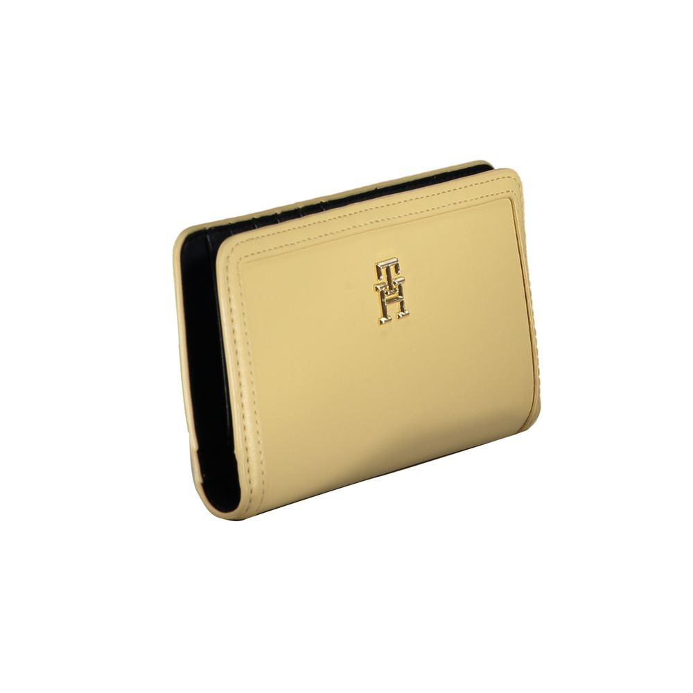 Tommy Hilfiger Beige Polyethylene Wallet Tommy Hilfiger Tan