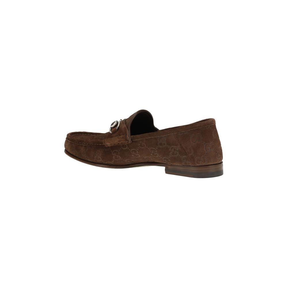 Gucci Suede Horsebit 1953 Loafers Gucci Dark Slate Gray