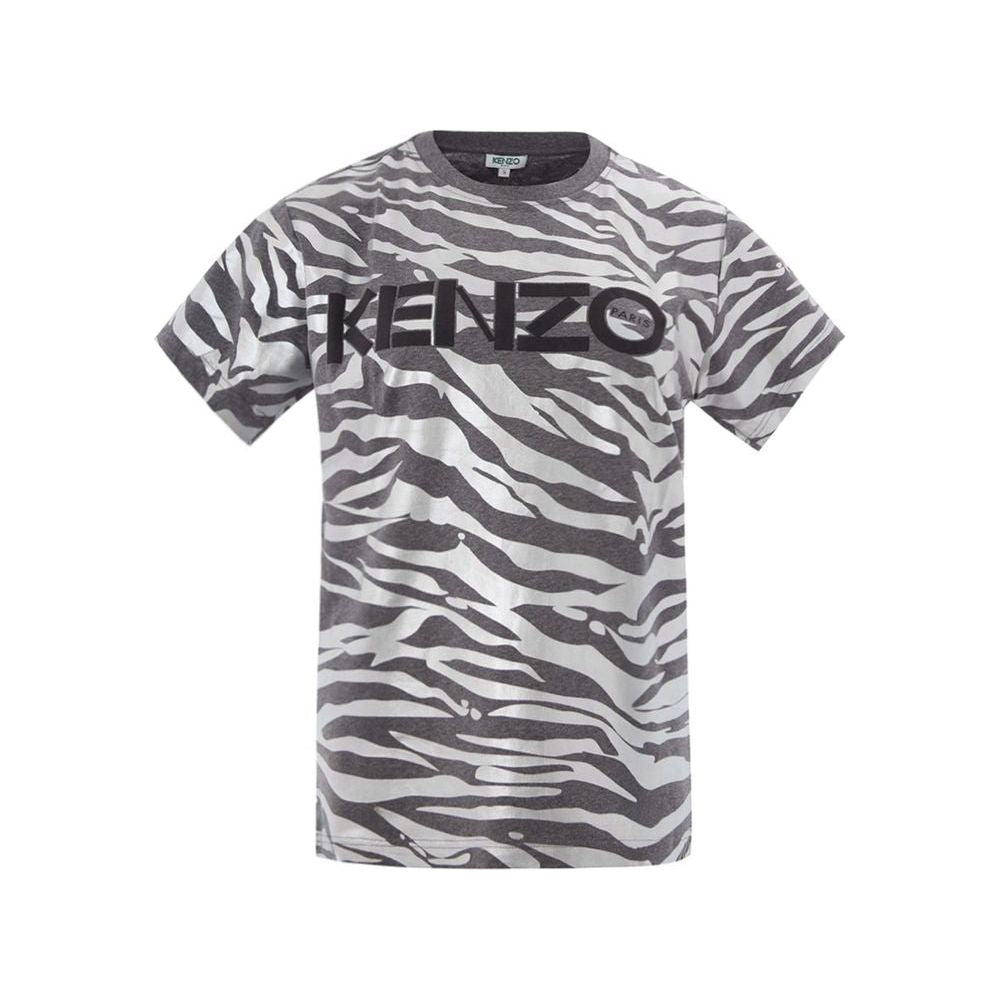Kenzo Multicolor Cotton Tops & T-Shirt Kenzo Dim Gray