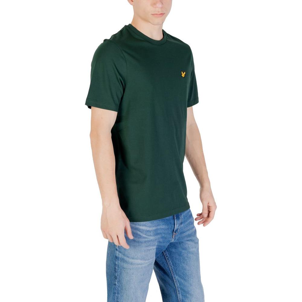 Lyle & Scott Green Cotton T-Shirt Lyle & Scott Gray