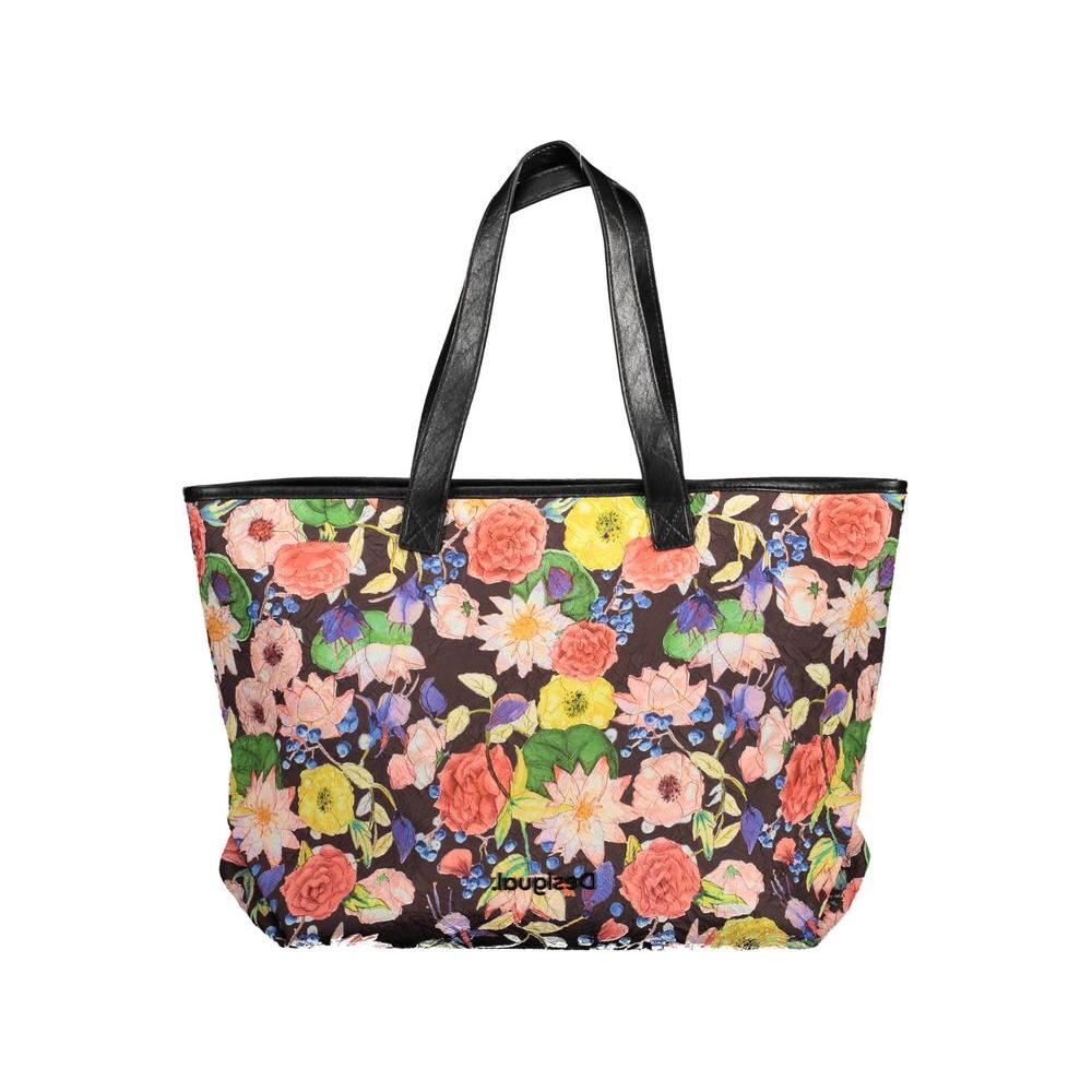 Desigual Black Polyethylene Women Handbag Desigual Rosy Brown