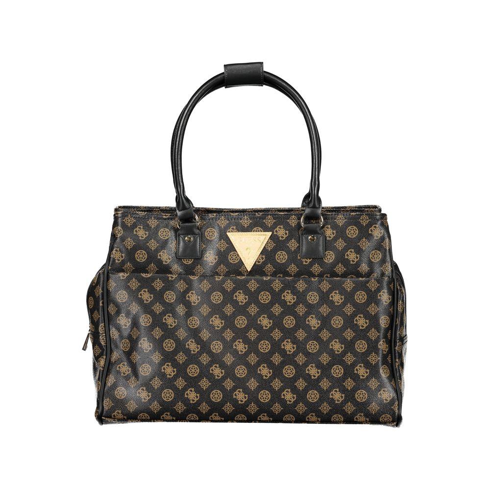 Guess Jeans Brown Polyethylene Handbag Guess Jeans Dark Slate Gray