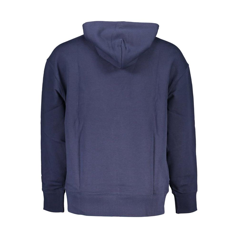 Tommy Hilfiger Chic Blue Hooded Sweatshirt with Logo Detail Tommy Hilfiger Dark Slate Gray