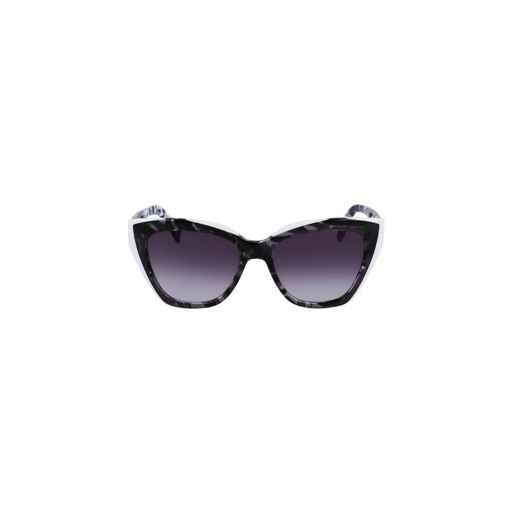 Liu Jo White Acetate Sunglasses Liu Jo Dark Slate Gray