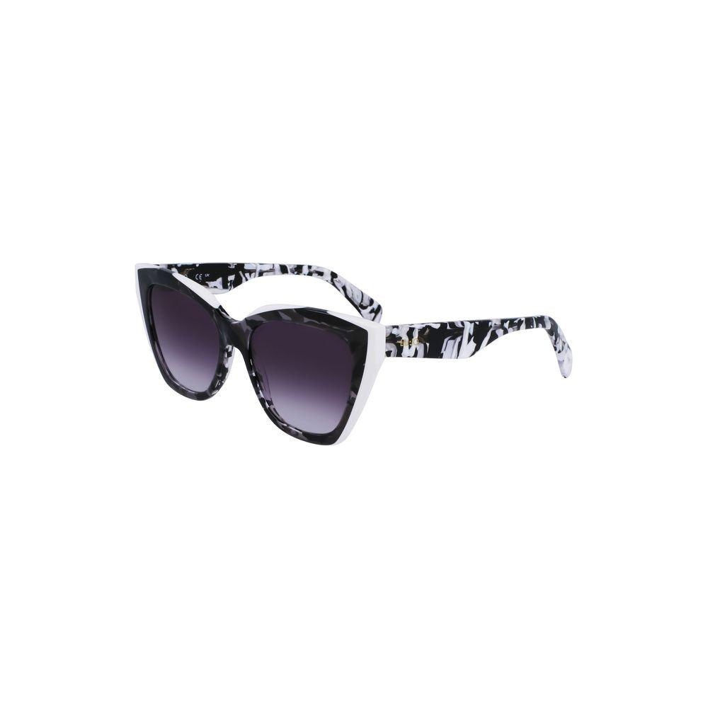 Liu Jo White Acetate Sunglasses Liu Jo Dark Slate Gray