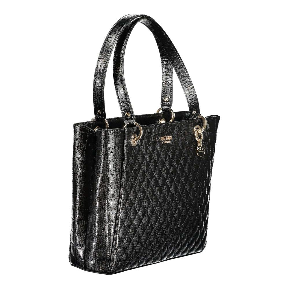Guess Jeans Black Polyethylene Handbag Guess Jeans Black