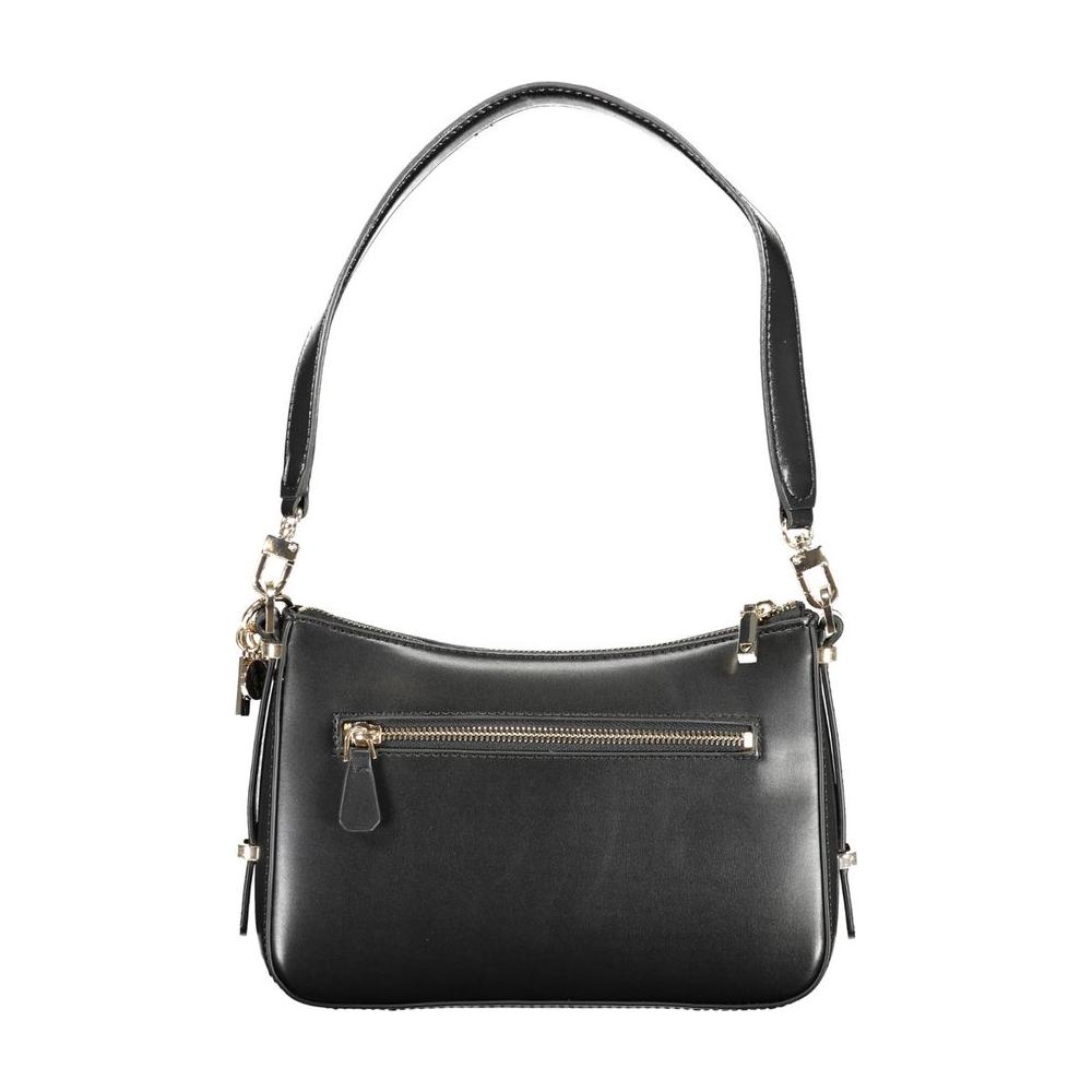 Guess Jeans Black Polyethylene Women Handbag Guess Jeans Dark Slate Gray