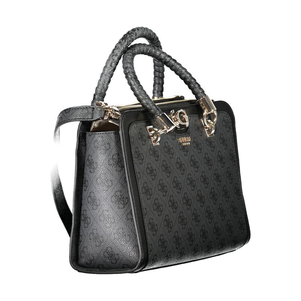Guess Jeans Black Polyethylene Women Handbag Guess Jeans Dark Slate Gray