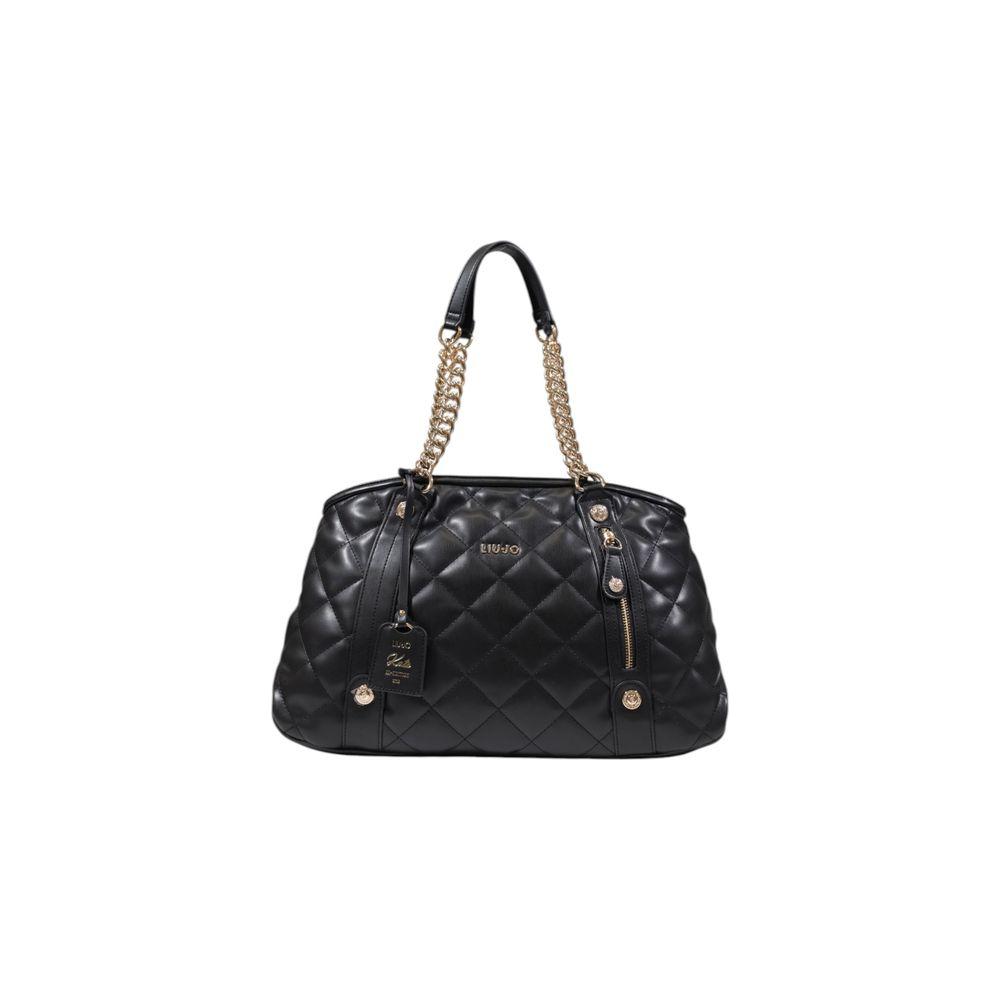 Liu Jo Black Polyethylene Handbag Liu Jo Dark Slate Gray