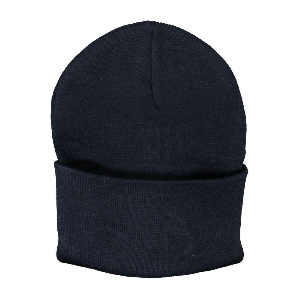 La Martina Blue Polyester Hat with Embroidered Logo