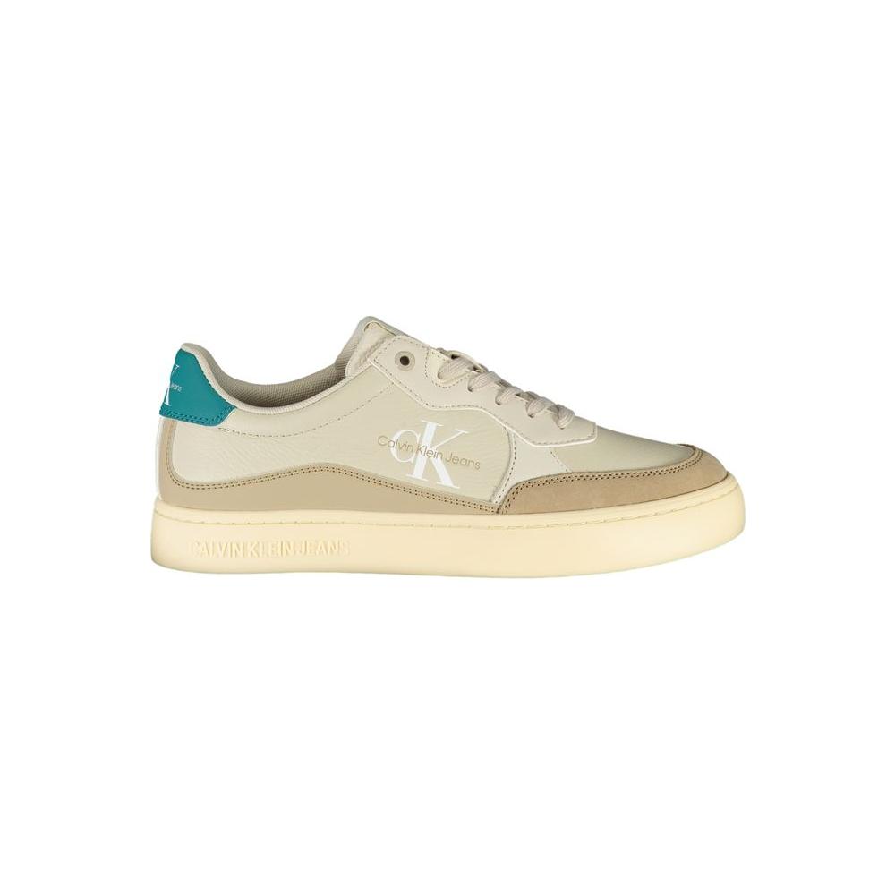 Calvin Klein Beige Polyester Sneaker Calvin Klein Wheat