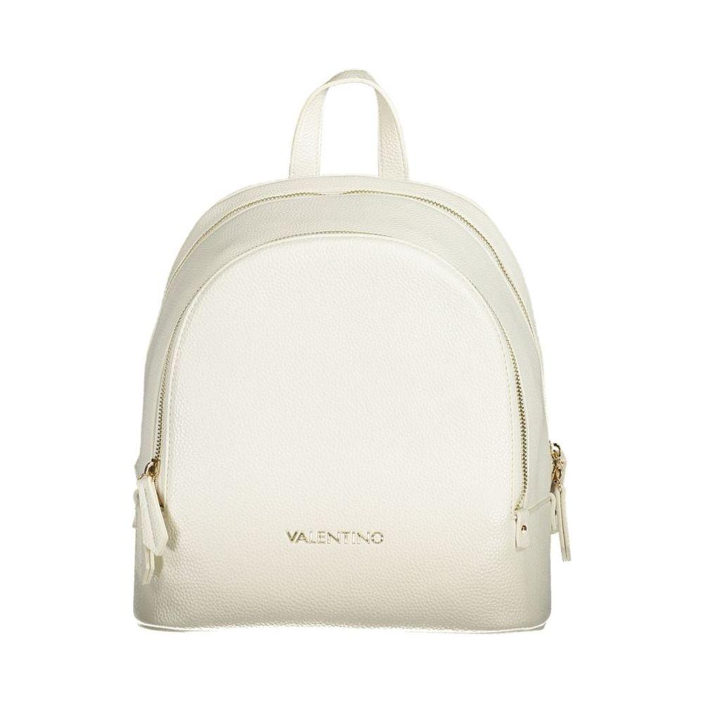 Valentino Bags White Polyethylene Backpack Valentino Bags Antique White