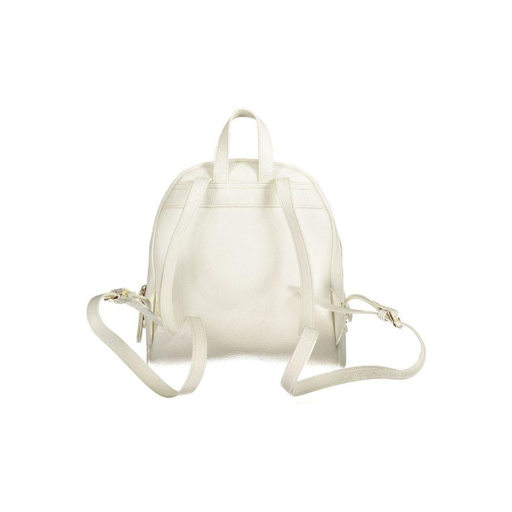 Valentino Bags White Polyethylene Backpack Valentino Bags Light Gray