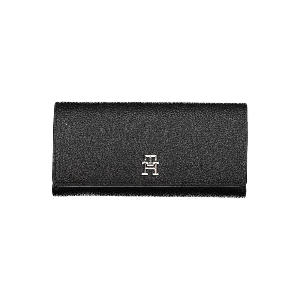 Tommy Hilfiger Black Polyethylene Women Wallet Tommy Hilfiger Dark Slate Gray