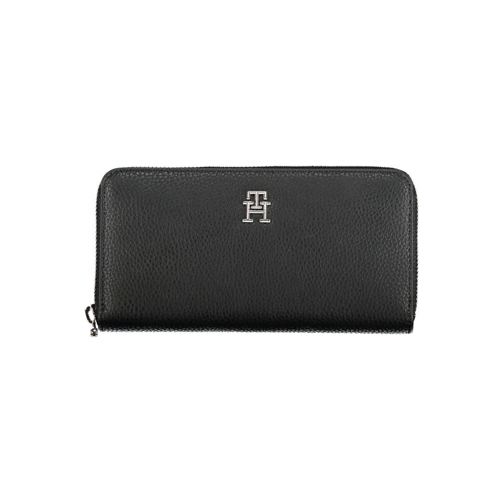 Tommy Hilfiger Sleek Black Multipurpose Wallet Tommy Hilfiger Dark Slate Gray