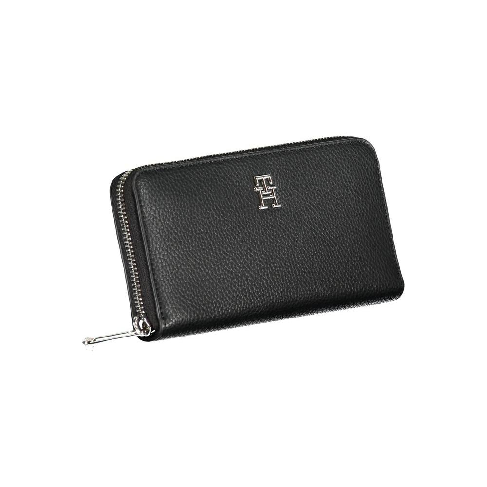 Tommy Hilfiger Sleek Black Multipurpose Wallet Tommy Hilfiger Dark Slate Gray