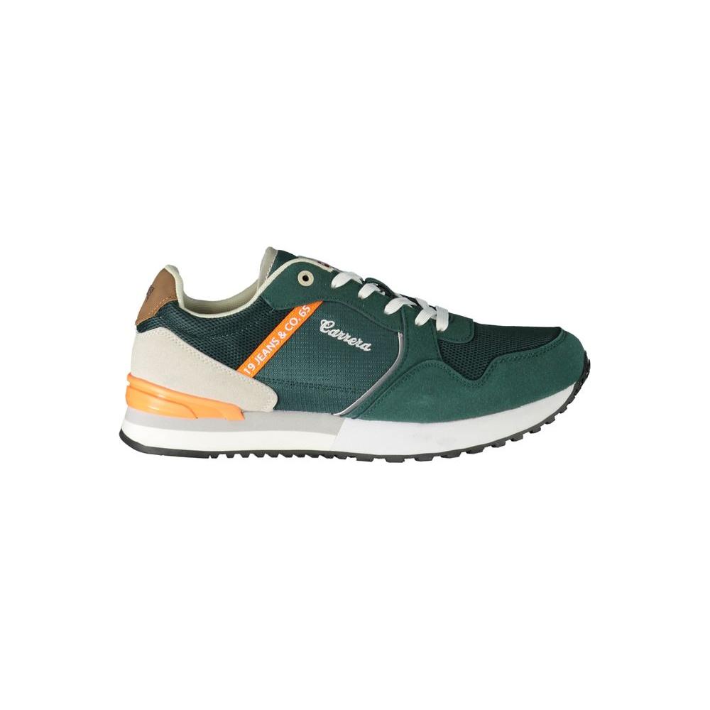 Carrera Green Polyester Sneaker Carrera Light Gray