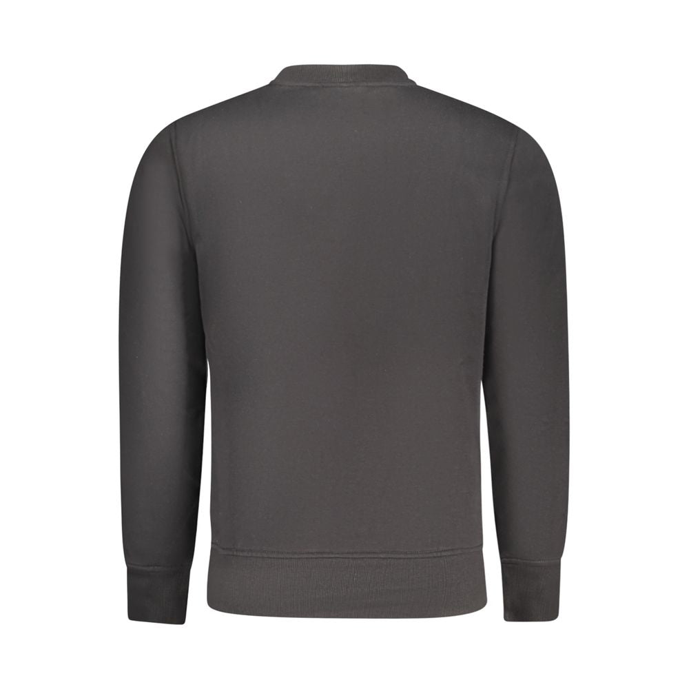 Calvin Klein Black Cotton Men Sweater Calvin Klein Dark Slate Gray