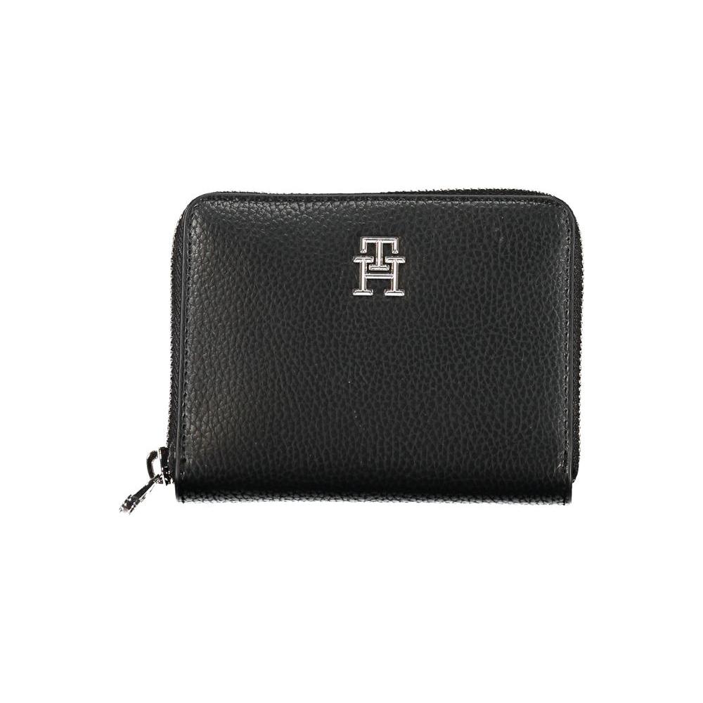 Tommy Hilfiger Elegant Black Polyethylene Wallet Tommy Hilfiger Dark Slate Gray