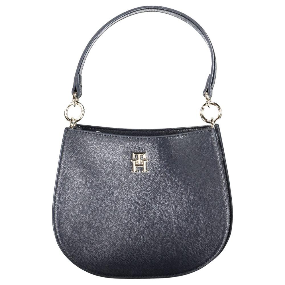 Tommy Hilfiger Blue Polyester Women Handbag Tommy Hilfiger Dim Gray