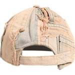 Dolce & Gabbana Dolce & Gabbana Beige Tattered Cotton 6 Panels Baseball Cap HAT9821-58 1728,58 cm|M,67345645728,Accessories,Beige,Dolce & Gabbana,Hats & Caps - Men - Accessories,Material: 100% Cotton,Men,Men - Accessories,New with tags