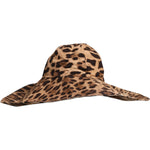 Dolce & Gabbana Dolce & Gabbana Brown Leopard Viscose Women Bucket Hat HAT9644-56 1728,56 cm|XS,67345645728,Accessories,Brown,Dolce & Gabbana,Hat - Women - Accessories,Material: 95% Viscose 5% Elastane,Preowned / Defect,Women,Women - Accessories
